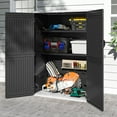thumbnail image 2 of Uforic 2Pcs Outdoor Storage Shed Shelves - Space-Saving Racks Waterproof for Outdoor Sheds,Garden & Camping Gear Black, 2 of 9