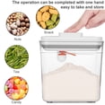 thumbnail image 4 of Food Sealed Storage Box Plastic Grain Jar Powder Airtight with Lid Snacks Milk Powder Airtight Container, 2300ml, Clear, 4 of 7