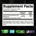 thumbnail image 2 of Vitabod Magnesium with B6-180 Vegetarian Tablets (Uncoated) - Added B6 for Maximum Absorption - Supports Muscle, Joint, and Heart Health, 2 of 10