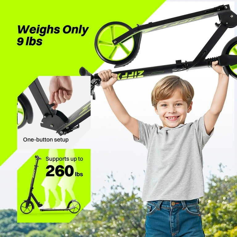 ZIFFY Kids Scooter with Hand Brake,Foldable Kick Scooter for Ages ZIFFY Kids Scooter with Hand Brake,Foldable Kick Scooter for Ages