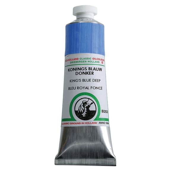 Old Holland Classic Oil Color - King's Blue Deep, 40 ml tube