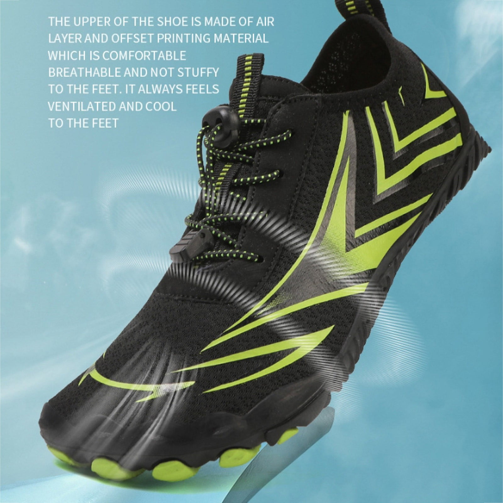 Water Shoes for Women Men Quick Dry Wide Toe Athletic Hiking Outdoor Sports Barefoot Shoes for Kayaking