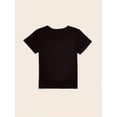 thumbnail image 2 of Girls' Happy Easter Bunny Graphic Tee - Soft Cotton, Crew Neck Short Sleeve Casual Top for Summer Outdoor Fun, 2 of 6