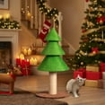 thumbnail image 2 of VINGLI Christmas Cat Tree Toy & Play House, Holiday Themed Cat Tower with Soft Fleece & Hanging Toys, Seasonal Decor Cat Tree in Multiple Sizes & Colors for Festive Ambience, 2 of 13