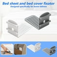 thumbnail image 2 of 4-Pack Heavy-Duty Bed Sheet Holder Clips, Thickened Non-Slip Sheet Grippers For Mattress Corners, Keep Sheets Tight & Wrinkle-Free For Home, Hotels, Hospitals, 2 of 6