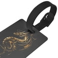 thumbnail image 3 of Kdxio Golden Dragon Tattoo Art Luggage Tags Privacy Cover ID Label Suitcase Tags Identifiers For School Bags,Suitcases, 3 of 7
