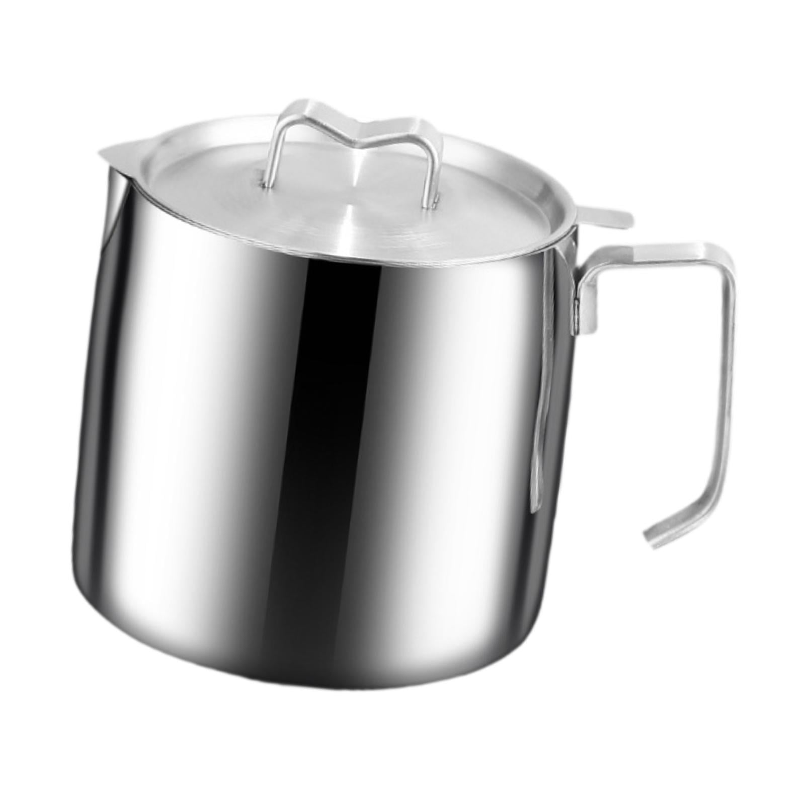 Esquirla Milk Pot, Frying Basket, Quick Heating, Removable, with Lid, Multifunctional Butter Warmer, Instant Noodle Pot, Sauce Pan, Frying Pan