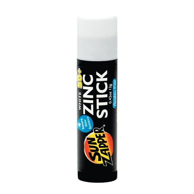 Protector solar en barra Sun Zapper de óxido de zinc SPF 50+ 12 g para rostro y cuerpo