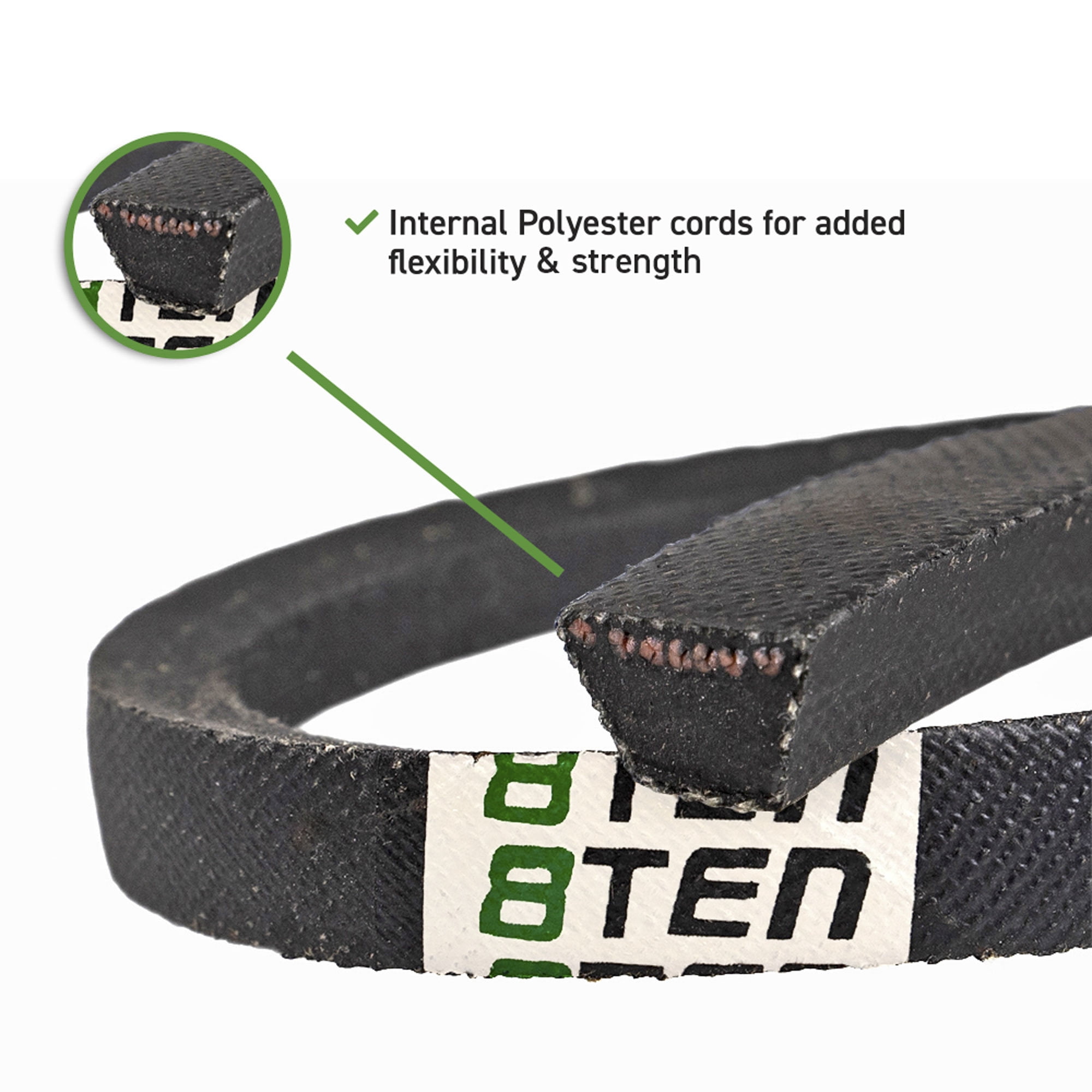 8TEN Drive Belt for John Deere X350 X354 X380 X590 X370 X580 M169485 810-CBL2405T