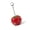 A, variant on Trendy Goth Keychain Edgy Fruit Charm For Purse Backpack Keys Stylish Alloy Resin Fashion Accessory