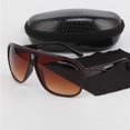 thumbnail image 1 of Gafas De Sol Carrera De Nueva Moda Para Hombres Con Estuche De PU Marco Grande Conducción Hombre Mujer Deportes Al Aire Libre, 1 of 4