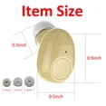 thumbnail image 5 of NVAHVA - Auricular Bluetooth único de 10 horas de reproducción, auriculares inalámbricos, mini auriculares Bluetooth manos libres, auriculares Bluetooth para teléfono celular para iOS Android,, 5 of 5