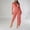 Orange, variant on Womens Jumpsuits and Rompers Long Sleeve,Women's Solid Color Casual Sexy Fashionable Waist Revealing Tight Zipper Jumpsuit Gray L