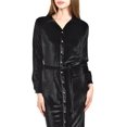 thumbnail image 4 of Vestido camisero de terciopelo Roman Fashion /Juvenil, 741 (Negro) negro EG, 4 of 5