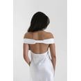 thumbnail image 5 of EASYBRAUS Satin Strapless Mermaid Evening Dress Women Long Formal Party Gown, 5 of 6