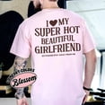 thumbnail image 4 of I Love My Girlfriend T-Shirt, Funny Boyfriend Gift, I Heart My Girlfriend Shirts, Valentine Shirt Gift, Hot Girlfriend TShirt, 4 of 5