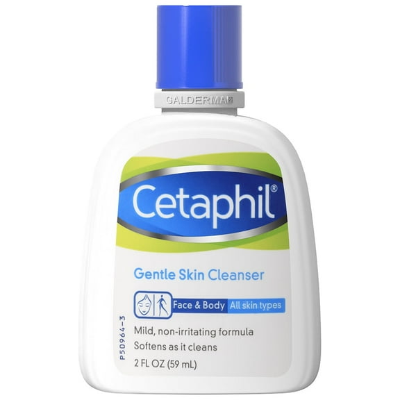 Cetaphil Gentle Skin Cleanser, Face Wash For Sensitive and All Skin Types, 2 Oz