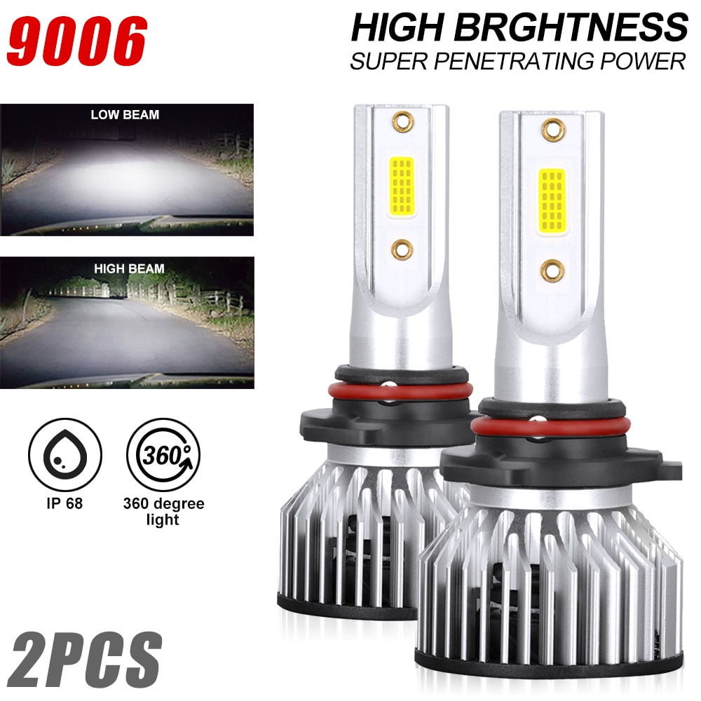 LED Headlight 9005 9006 For Toyota Corolla 2001-2013 High & Low Beam Bulbs Combo