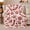 Swirl Candies, variant on Christmas Candy Canes Peppermint Swirls Holiday Sweets Pattern, Festive Holiday Scene, Warm Flannel Blanket for Living Room and Reading Nook, Art Lovers Christmas Gift, Festive Home Decor