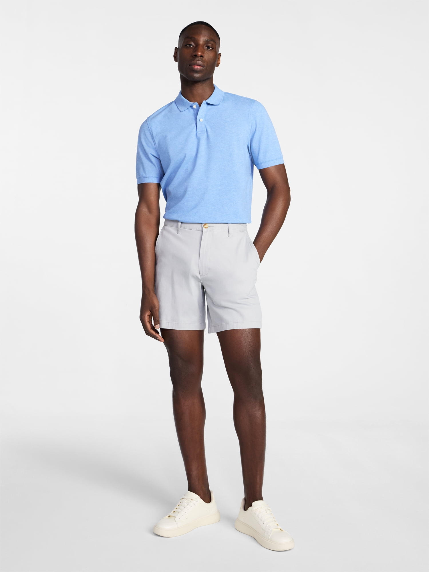 George Men's & Big Men's Modern Fit Flat Front Shorts, 5", 7", 9" Inseams, Sizes 28-54