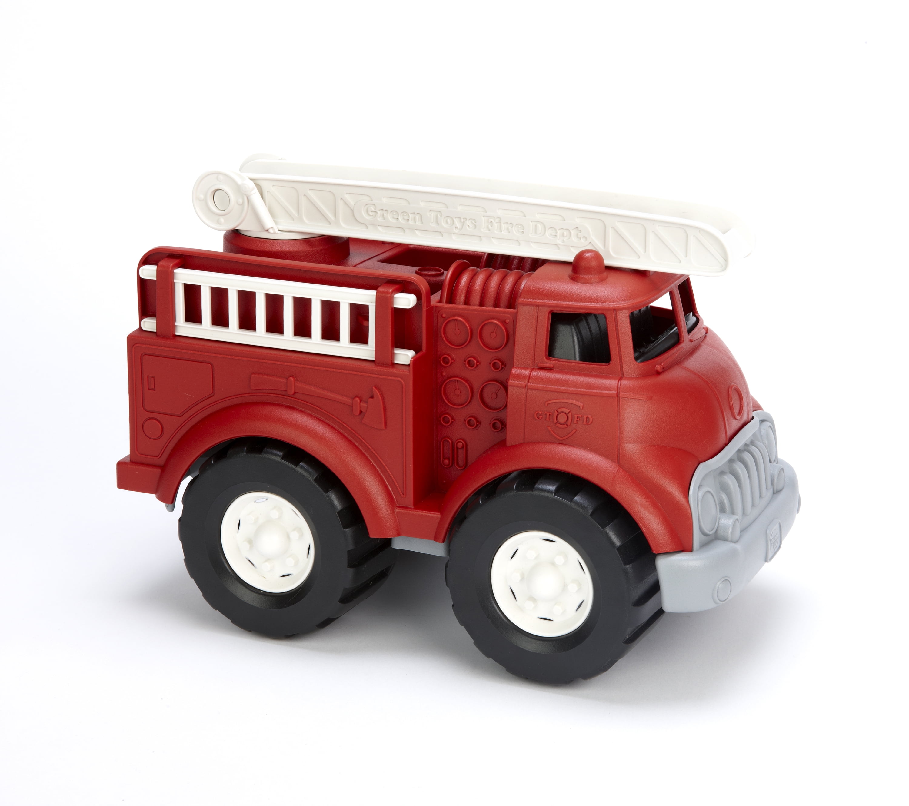 green toys car transporter