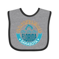 Inktastic Sarasota Florida Vacation Travel Boys or Girls Baby Bib