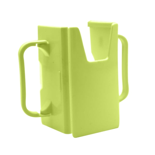 Kitchen Wine and Glass Racks 2025 Japanese And Korean Infant Water Cup Holder Carton Milk Adjustable Anti Spill Container Baby Milk And Water Cup Holder,Green Kitchen Wine & glass racks