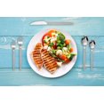 thumbnail image 4 of Mainstays 48 Piece Stainless Steel and Plastic Flatware Set with Tray, Gray, Service for 8, 4 of 6