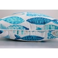 thumbnail image 2 of Pillow Perfect  Outdoor Hooked Seaside Blue 25-inch Floor Pillow - 25 X 25 X 5 - 25 X 25 X 5, 2 of 4
