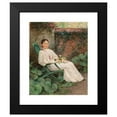 thumbnail image 2 of Frantisek Dvorak 12x14 Black Modern Framed Museum Art Print Titled - Made Hour in the Garden, 2 of 5