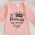 thumbnail image 5 of Splozh Newborn Hospital Outfit Boy Baby Outfit Romper Jumpsuit Cute Baptism Outfit with Headband Sleep and Play Romper Pink,NewBorn, 5 of 6