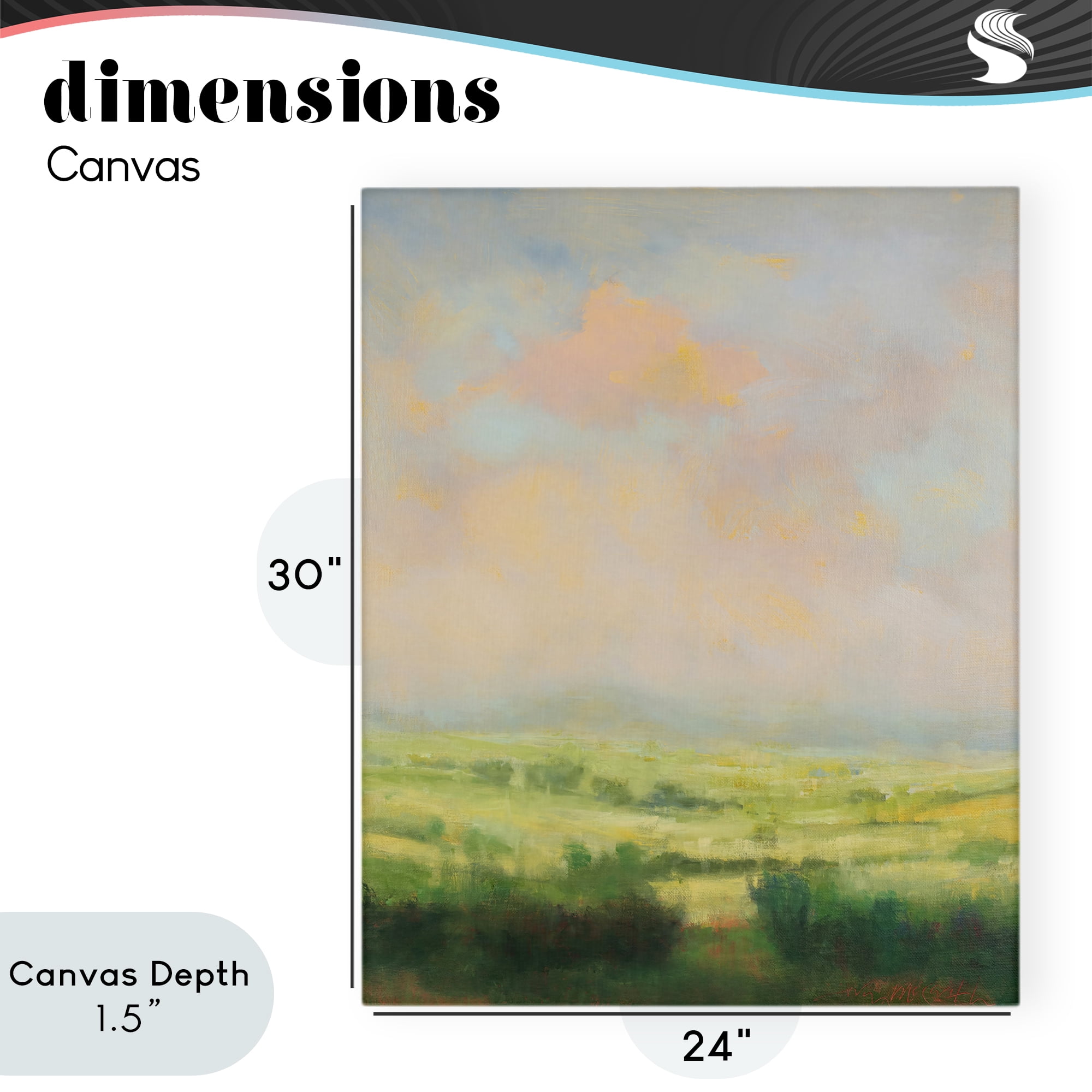 Stupell Industries Springtime Farnese Landscape Canvas Wall Art, design by William McCarthy