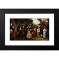 thumbnail image 2 of Pieter Bruegel The Elder 14x10 Black Modern Framed Museum Art Print Titled - The Sermon of Saint John the Baptist (1566), 2 of 5