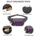 thumbnail image 3 of Functional sports wallet-large-capacity cash register business package-waterproof outdoor wallet - purple, 3 of 5