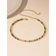 thumbnail image 5 of Collar Choker Dorado con Piedras de Circonita Multicolor Geométrico, 5 of 7