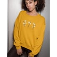 thumbnail image 2 of Cute Wild Daisies W Butterflies Sweatshirt Women -Image by Shutterstock, Female Small, 2 of 4