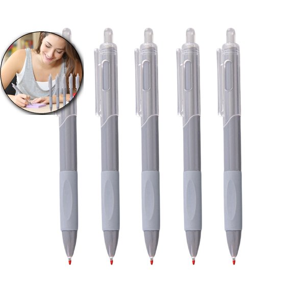 Dvruxg Gel Pens 5-Pack – 0.5mm Fine Point Ink Pens with Non-Slip Grip – Smooth Writing Pens for Office, Journaling & Note Taking