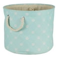 thumbnail image 1 of Design Imports CAMZ14220 Bac Rond en Polyester Treillis Patte pour Animaux, Aqua Clair - Petit, 1 of 4