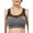 Grey, variant on Yvette Women High Impact Sports Bras Plus Size Racerback Workout Bra for Large Bust Running Fitness,Black,Large Plus