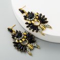 thumbnail image 2 of Pendientes de botón para mujer, estilo elegante y sofisticado. Un regalo perfecto para mujeres y niñas. Color negro., 2 of 6