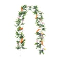 thumbnail image 1 of Guirnalda artificial de Pascua, guirnalda verde con huevos de Pascua, guirnalda floral para C, 1 of 7