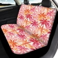 thumbnail image 4 of Uourmeti Car Seat Covers Set Breath Full Set Polyester, Compatible with Automotive Seats Rear Bench, for Truck most Cars, Tropical Palm Tree & Floral Print, 4 of 10