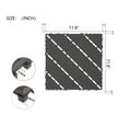 thumbnail image 3 of 44 Pack Deck Tiles, 12 "x12" Square Interlocking Deck Tiles, Waterproof Deck Tiles Interlocking Outdoor All Weather Use, Pool Balcony Backyard Terrace, Gray, 3 of 9