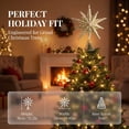 thumbnail image 5 of Clearance!! 3D Star Christmas Tree Topper Mirror Finish Holiday Decoration for Festive Cheer, 5 of 6