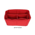 thumbnail image 3 of Women Make up Organizer Felt Insert Bag For Handbag Travel Inner Purse Portable Cosmetic Bags Fit Various Bags, 3 of 7