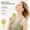 thumbnail image 5 of RUXAN Portable Pocket Fan with USB Rechargeable Battery 3 Speed Handheld Fan Lanyard Personal Desk Table Fan for Daily,Travel, Outdoors, Hiking, Camping, 5 of 12