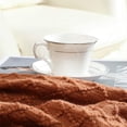 thumbnail image 2 of CREVENT Home Farmhouse Decor Rústico Sofá Silla Cama Manta, Suave, Caliente y Ligera para Viajar en Primavera Verano (50''X60'' Caramelo/Naranja Quemado), 2 of 6