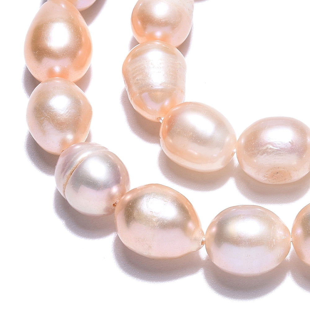 Natural Cultured Freshwater Pearl Beads Strands Rice Wheat 9~11.5x8~8.5mm Hole: 0.7~0.8mm about 34~35pcs/strand 13.78 inch(35cm) DIY