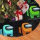 thumbnail image 2 of Falda para árbol de Navidad con el tema Impostor entre nosotros, suave y divertida, decoración navideña de granja, 36", 2 of 4