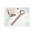 thumbnail image 5 of INSPIRE CHIC Men's Self-Tied Solid Color Formal Slim Ties Light Brown, 5 of 5